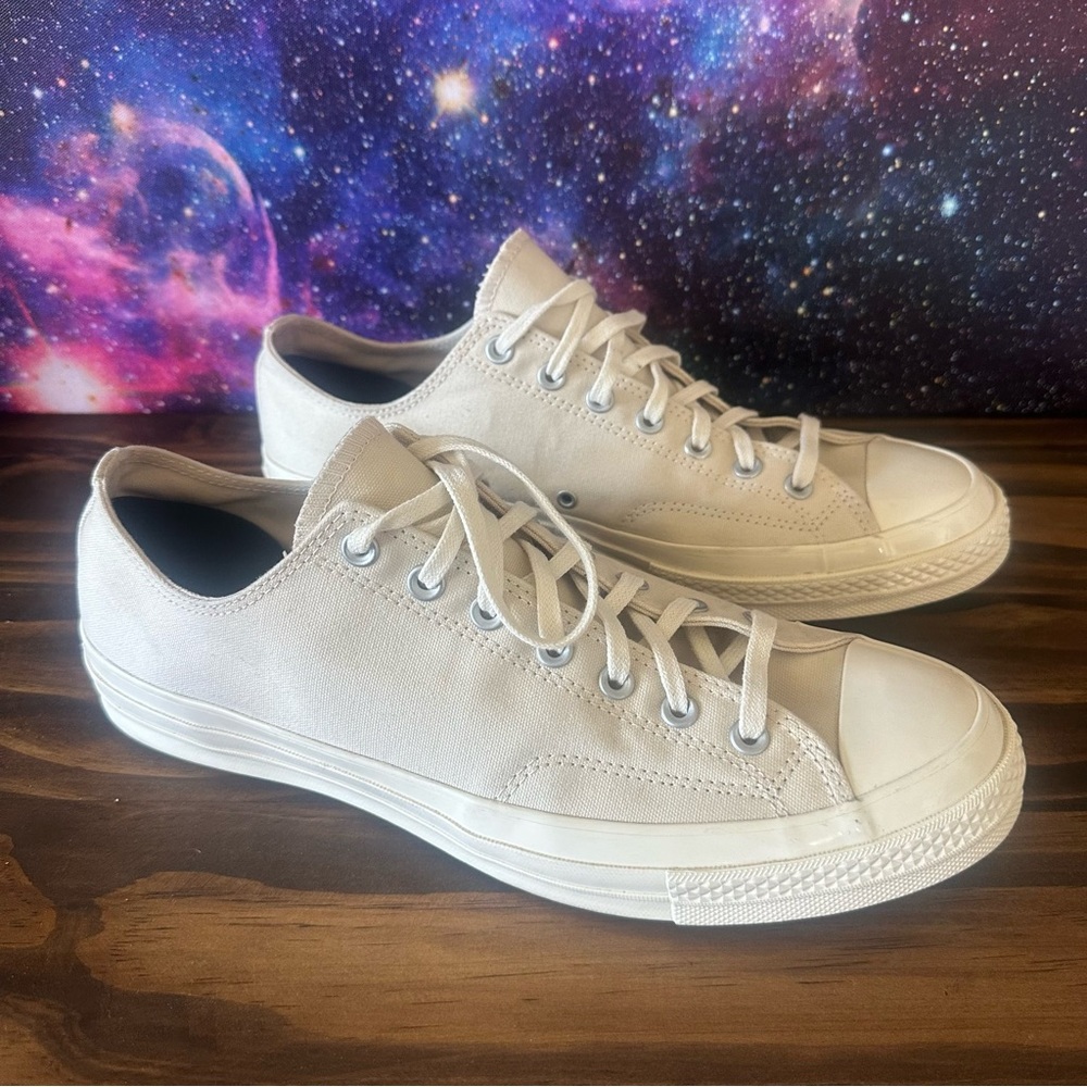 Converse All‎ Star Chuck Taylor 70 Monochrome Casual Sneaker Pale Putty Men 12